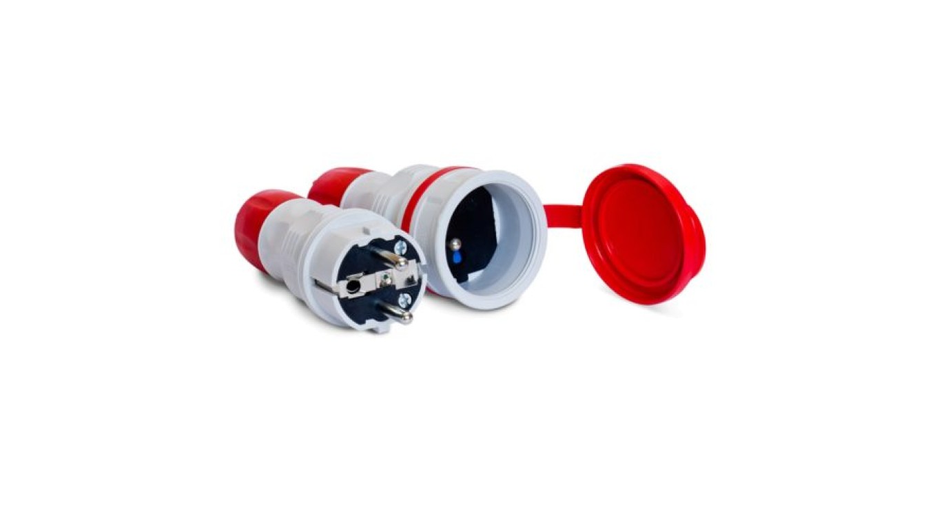 Set Male + Female 16A 2P+Z 250V IP54 EXTREME W-98005