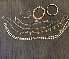 6 Pc New Costume Jewelry-necklaces  Bracelets