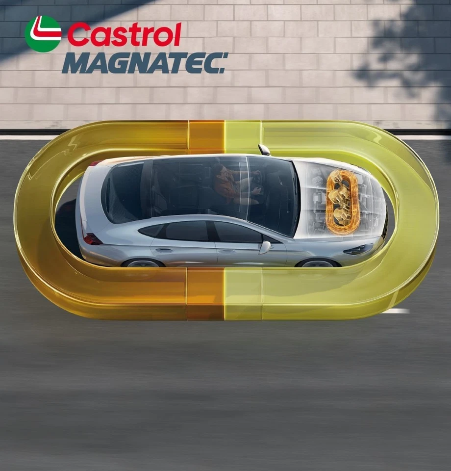 Castrol Magnatec 5W20 E 5L Olio Motore Benzina Diesel Ibrido ACEA C5 API SN Ford - Immagine 4 di 4