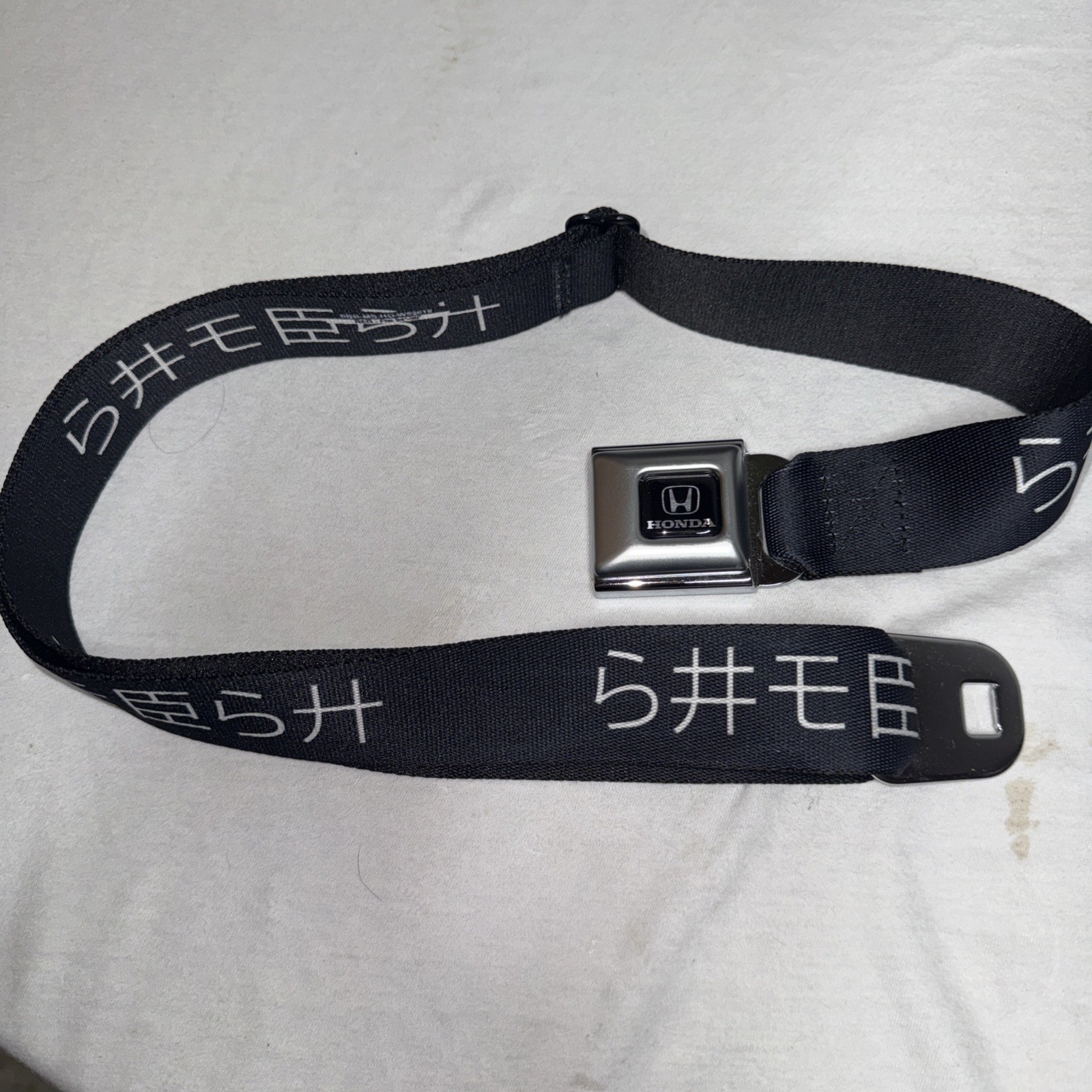 Authentic Honda Seatbelt Belt Buckle-Down Vintage Emo Rock Merch Rare EUC image 5