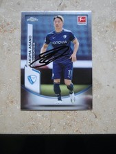 Takuma Asano autograph signed TC Chrome Topps Bundesliga VFL Bochum 22/23