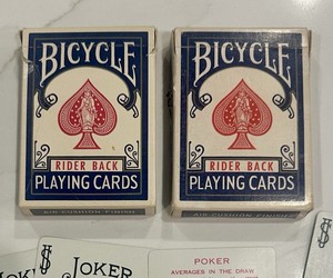 新品未開封 Bicycle Rider Back 激レアシール Bicycle Rider Back Playing Cards 808 | eBay