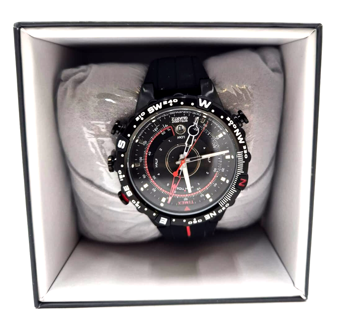 Timex Intelligent Quartz I-Control Tide Temp Compass Watch T2N720 