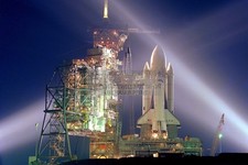 SPACE SHUTTLE STS-1 NIGHT LAUNCH COMPLEX 39 4X6 PHOTO