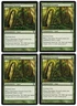 Abundant Growth x4 4x 2012 Avacyn Restored PLAYSET Green Enchantment MTG NM AZ1