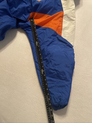 BELLO Vintage anni 90 - Y2K Denver Broncos Pullover Puffer Giacca da Sci Parka NFL Large - Foto 9 di 9