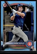 KANE KEPLEY 2025 BOWMAN DRAFT SKY BLUE BORDER #BD-200 /499