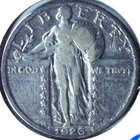 1926 STANDING LIBERTY QUARTER - 90% SILVER - 24.3 mm - QSL 112