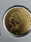 1914 2 1/2 Dollar Gold Indian Head Quarter Eagle