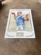 Matthew Stafford 2009 Topps Mayo Cut Plug Rookie Card #187 (2351)  
