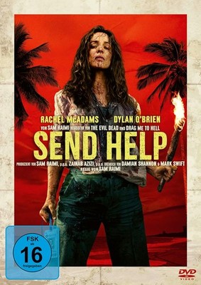 SEND HELP  Rachel McAdams,  Dylan O Brien   Sam Raimi  DVD