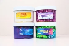Space & Wellness Slime Bundle For Kids / 4 Slimes / Crunchy / Cloud Slime / Rock
