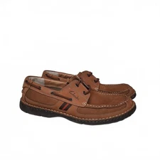 Clarks Men's Leather Boat Shoes Loafers Size 10.5 US