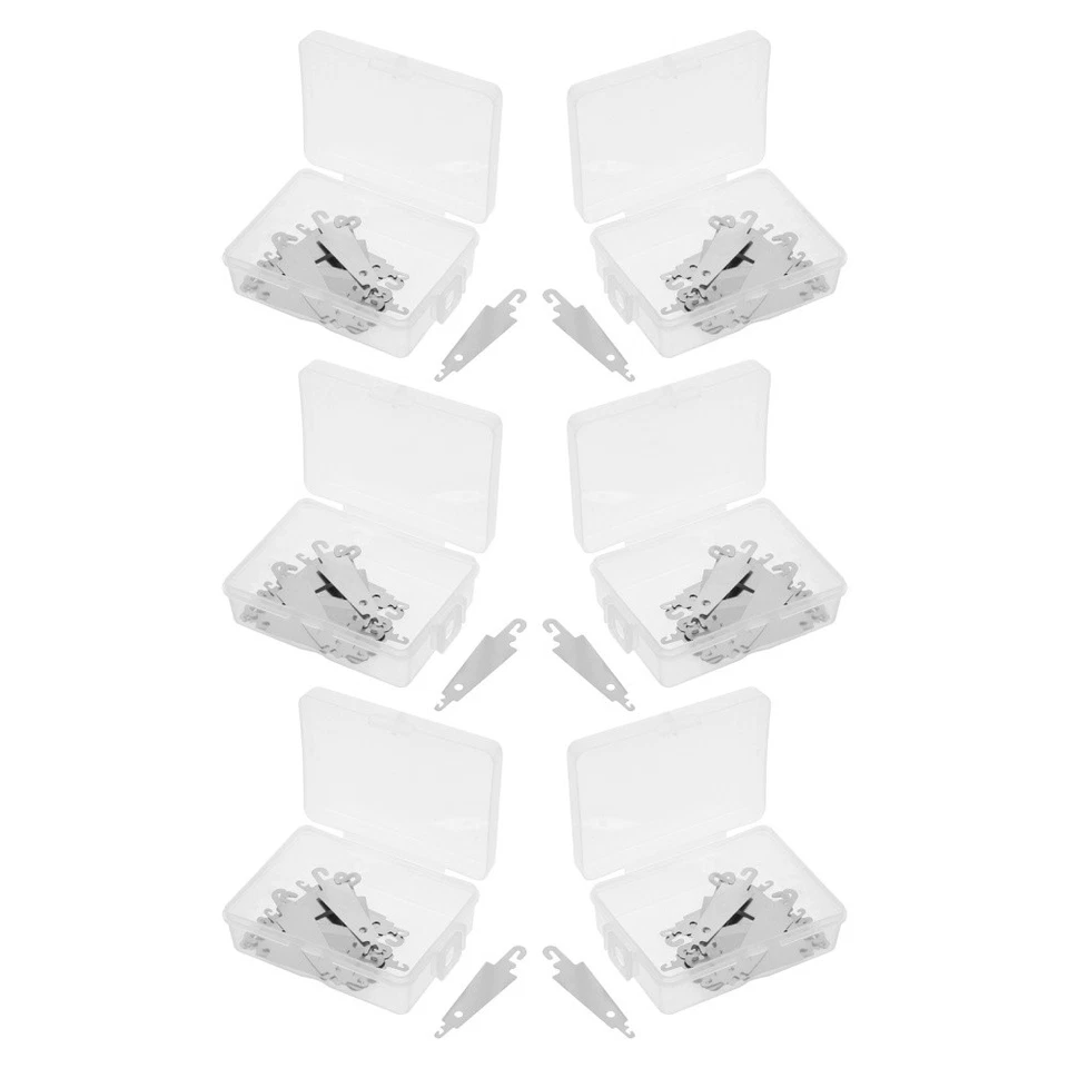 120-teiliges Nadeleinfädlerset aus silberfarbenem Edelstahl – - Bild 2 von 4