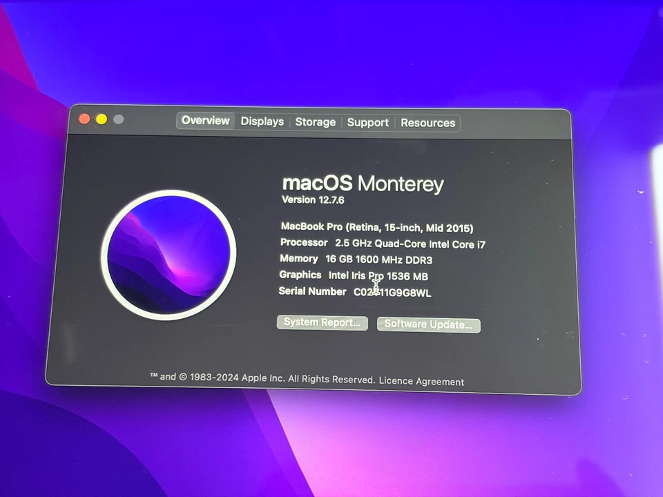 Apple MacBook Pro Retina 15” - Intel Core i7 2.8 - 16GB RAM - 512GB - Immaculate - Image 4 of 4