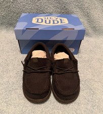 Hey Dude Wally Toddler Funk Mono Black Children  s Shoes Unisex C10 With Box
