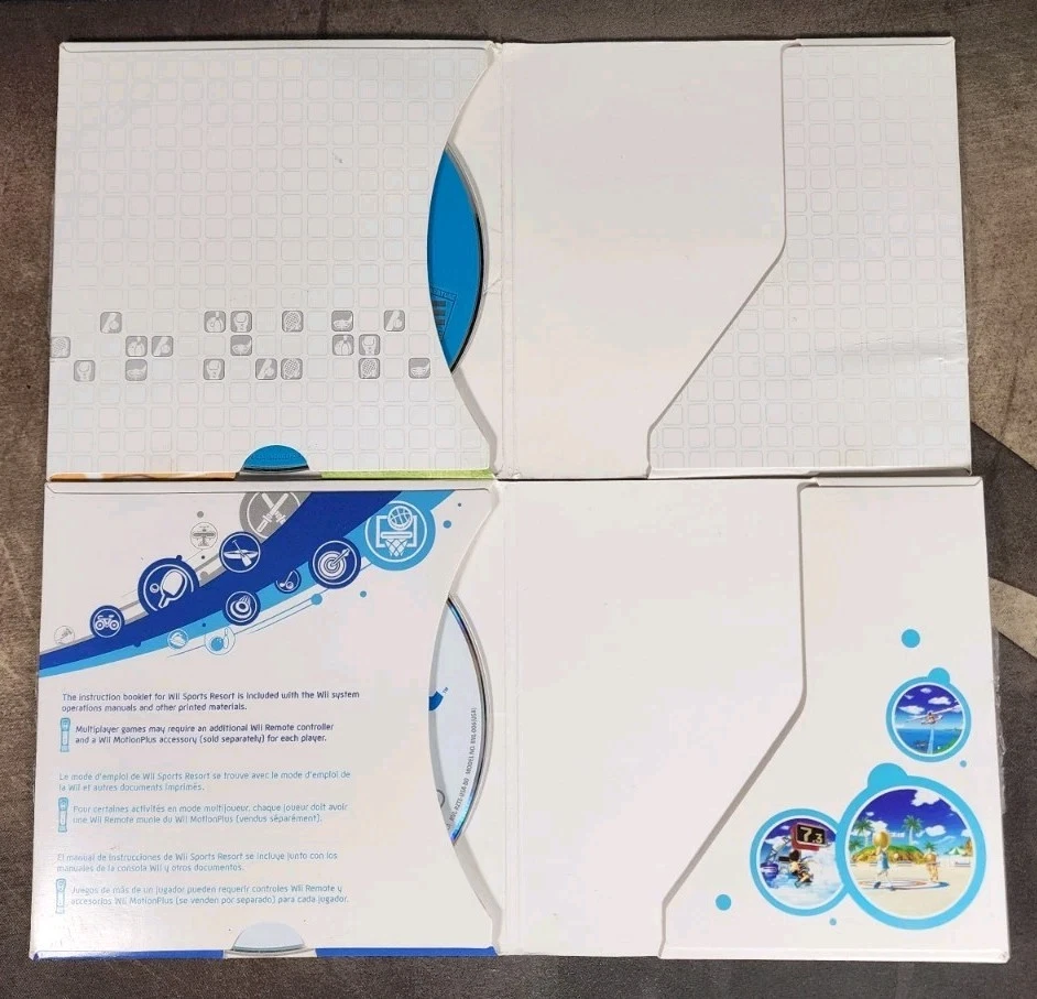 Lot Of Two Wii Games: Wii Sports And Wii Sport Resort - TESTED WORKING  - Image 3 of 4