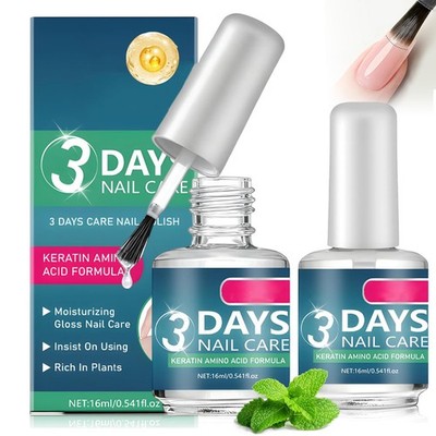 3 Tage Nagelpflege Serum 2 Stück   Reichhaltige Feuchtigkeitsspendende für 16 ml (2er Pack), 2 Stück 