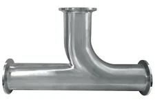 1" TEE Y CURVE CLAMP 316 Stainless Steel Sanitary Fitting clamp tc (FABRICATION)