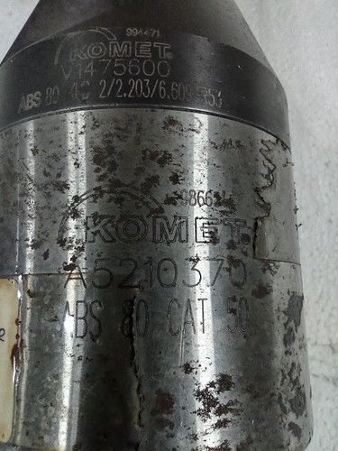 KOMET - Portautensili CAT50 con trapano indicizzabile 56,36 mm (articolo IPS #831) - Foto 5 di 5