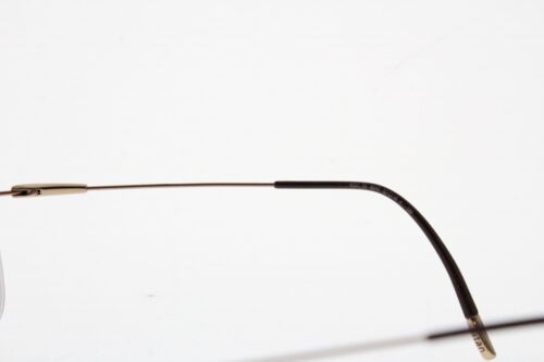Silhouette 4551 75 6040 Women's Brown Gold Half Rim Eyeglasses 52-18-130 mm - Picture 6 of 10