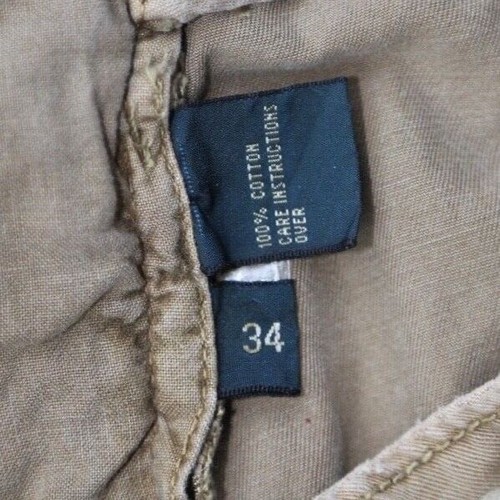 Herren Polo Ralph Lauren Cargo Shorts Pattentaschen braun Baumwolle Gr. 34 (Msr 35x10) - Bild 7 von 12