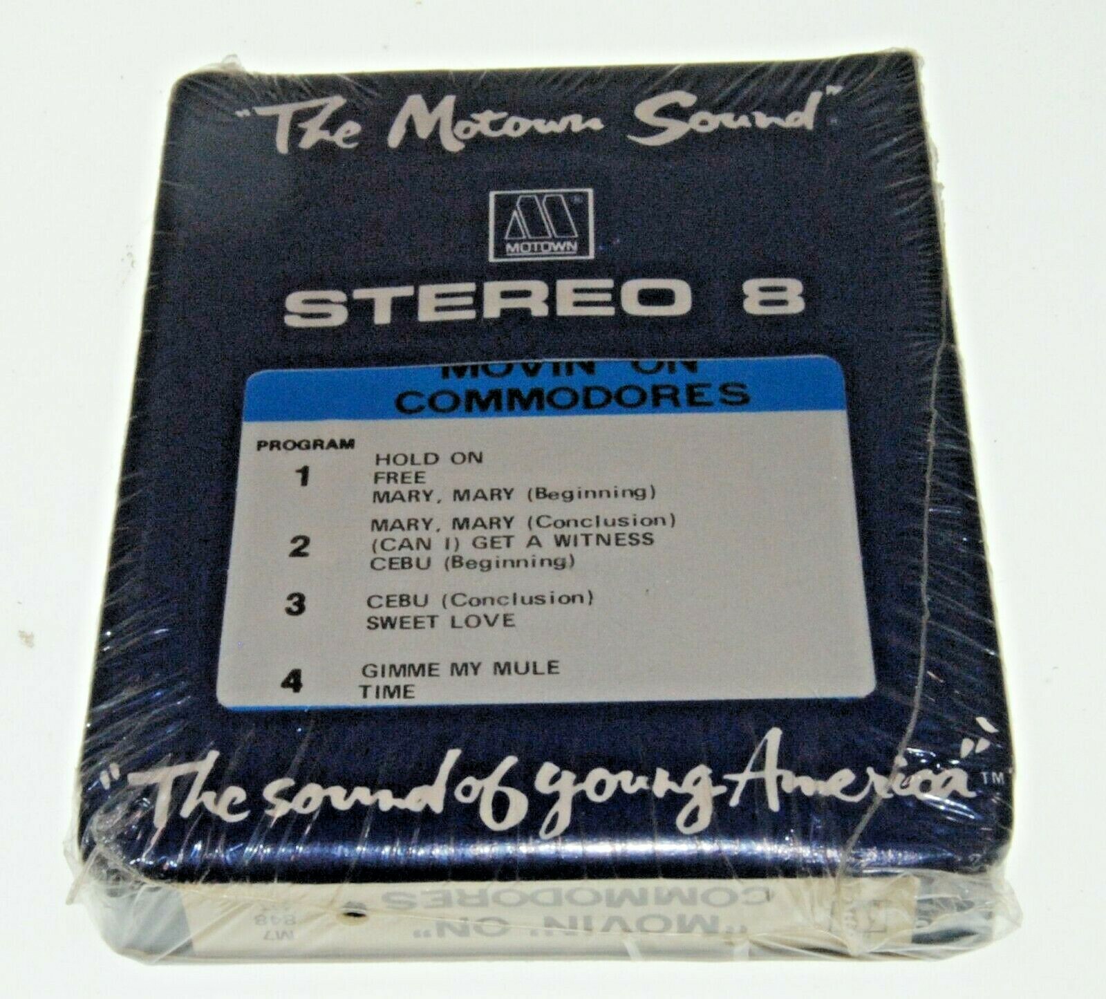 8-track 8 track tape cassette cartridge THE COMMODORES / MOTOWN / NEW SEALED Kwaliteitsborging, VERKOOP