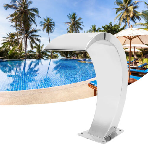 FA Pool Wasserfall Wasserhahn 304 Edelstahl Bogen Design G1 Innengewinde Schwimm - Bild 7 von 22