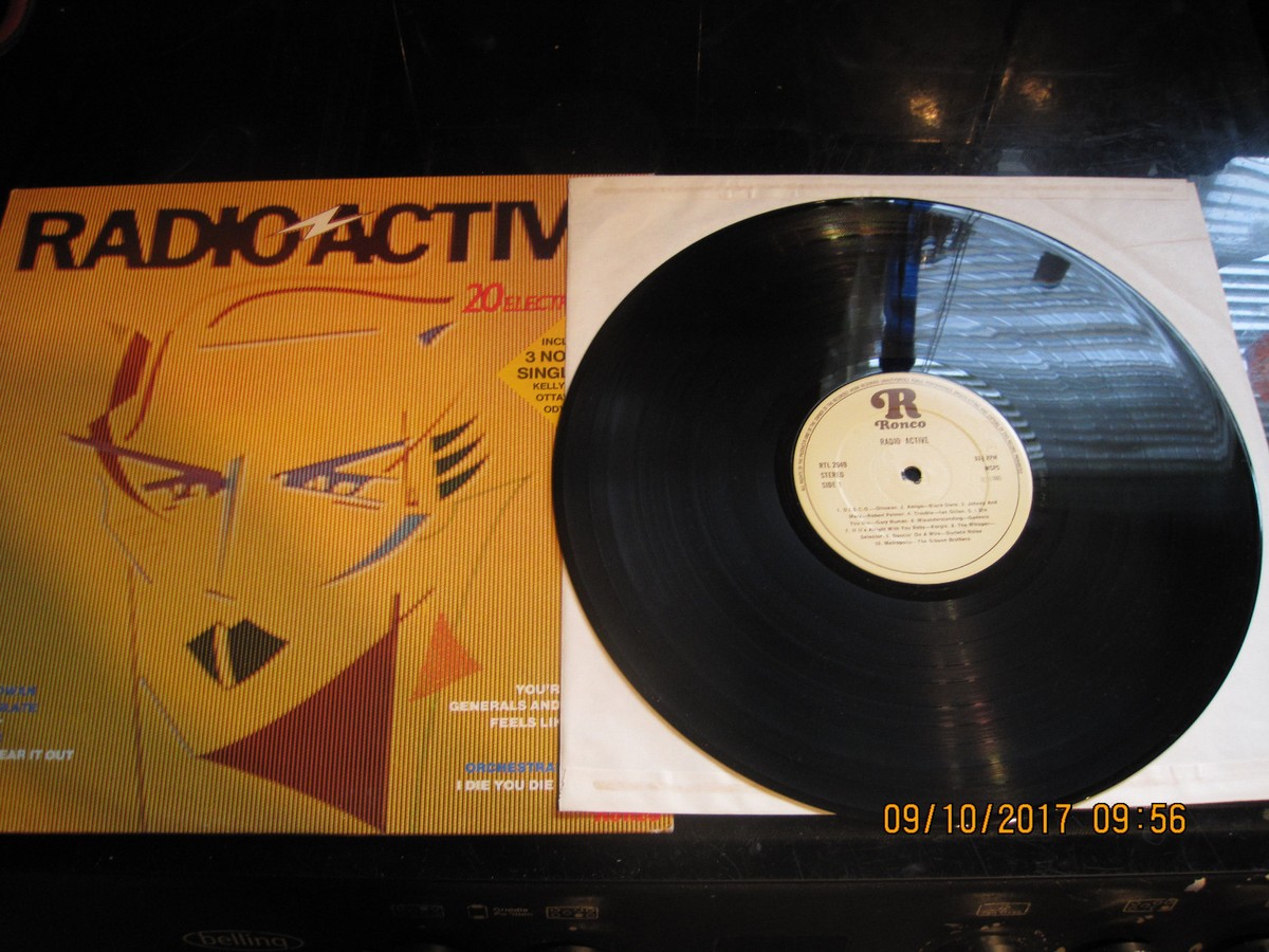 VINYL LP RADIO ACTIVE 20 ELECTRIC HITS RTL 2049 VGC