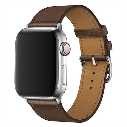 Genuine Leather Strap iWatch Band for Apple Watch Series 8 7 6 5 4 3 SE 40mm 44 - Picture 11 of 17