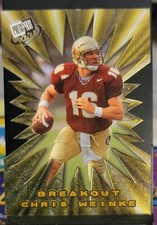 2001 Press Pass Chris Weinke Breakout Die-Cut Rookie Card 