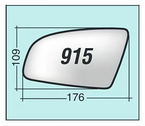 Assemblaggi di specchietti retrovisori laterali OEM originali trasparente per auto