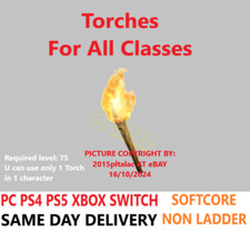 ✅ PC PS4 PS5 XBOX SWITCH ✅ HELLFIRE TORCH ALL CLASSES DIABLO 2 RESURRECTED ITEMS