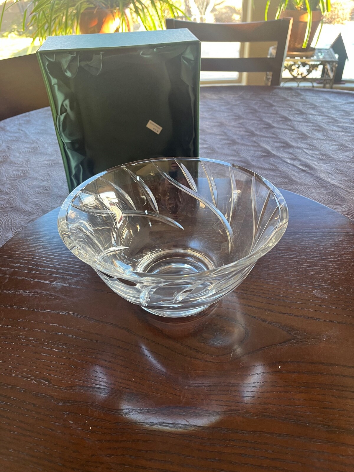 Dublin Bohemia 24% Lead Crystal Hand-Cut Bowl  