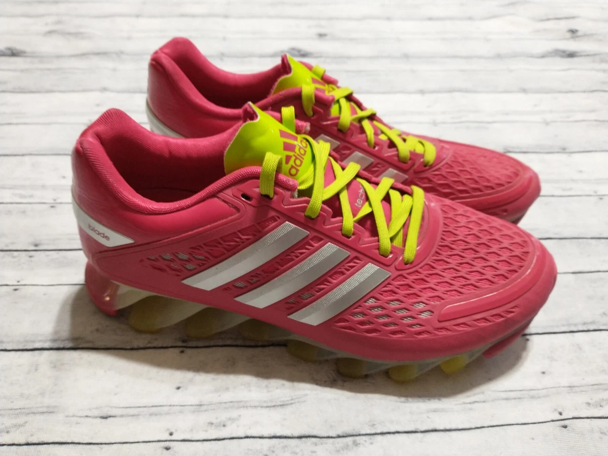 Adidas Springblade Sprint Web Womens 5.5 Pink Athletic Running