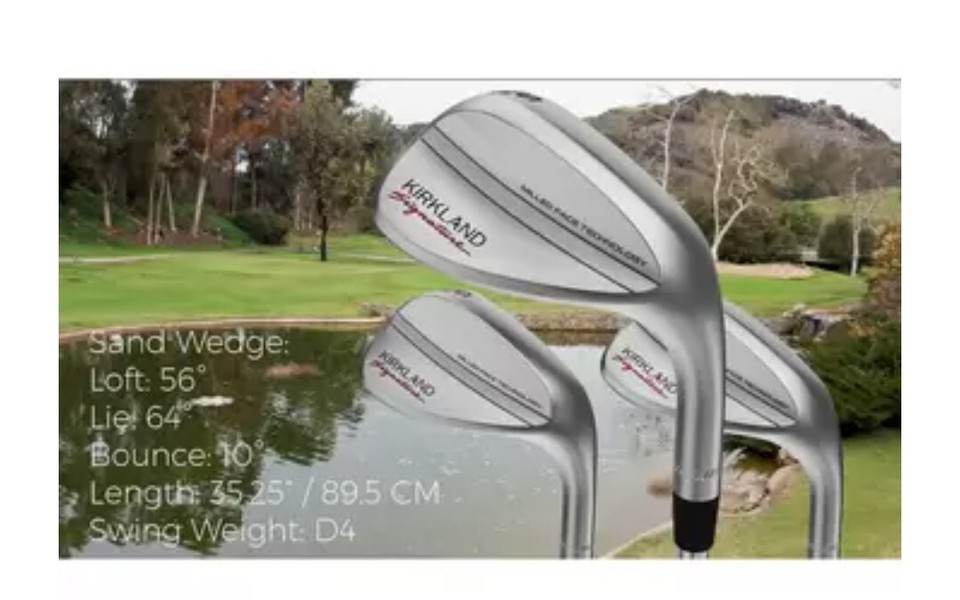 Kirkland Signature 3 Piece Golf Wedge Set Right Handed FREE POSTAGE