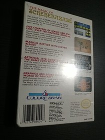 The Magic of Scheherazade NES 1989 Authentic NEW Factory Sealed - see pics -