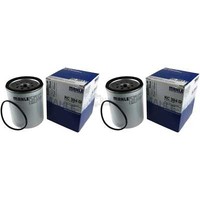 2X Mahle / Knecht Kraftstofffilter KC 384D Fuel Filter
