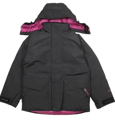 Marmot Men's '78 All-Weather Parka Jacket Rain Hooded Black Size