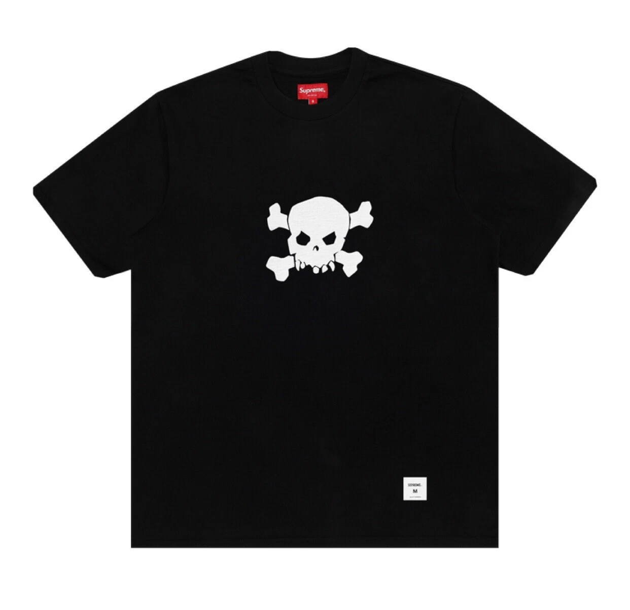 Supreme Skull S/S Haut homme noir taille moyenne SS21KN2
