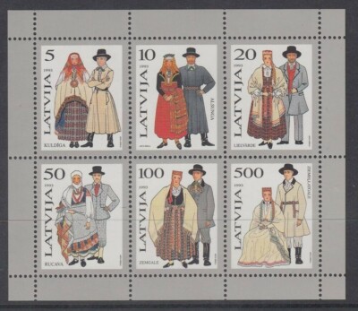 LATVIA 1993 TRADITIONAL COSTUMES M/S MINT (ID:471/D57361) | eBay LATVIA 1993 TRADITIONAL COSTUMES M/S MINT (ID:471/D57361) | eBay