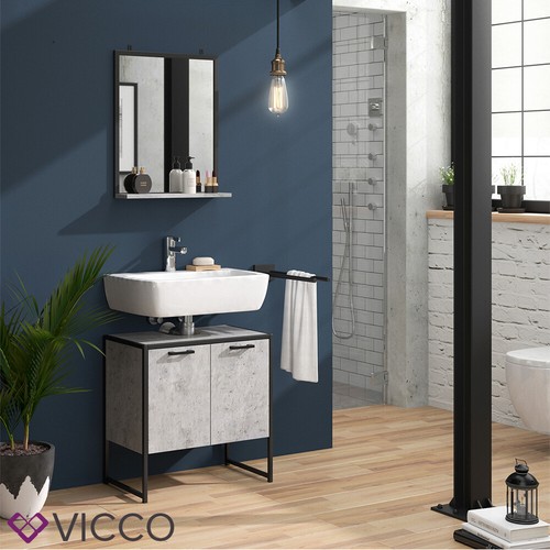 Vicco espejo Fyrk espejo de baño con estante - Imagen 4 de 8