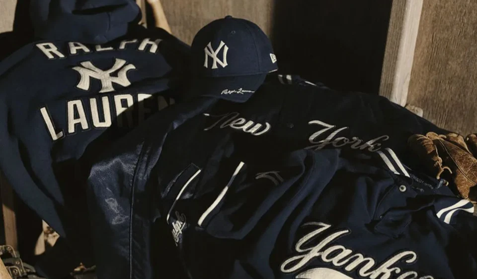 Polo Ralph Lauren NY Yankees Navy White New Era Limited Ed Baseball Hat Cap - Image 4 of 4