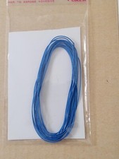 6 Feet Light Blue Spark Plug Wire 1/24 1/25 Scale With Black Boot Material