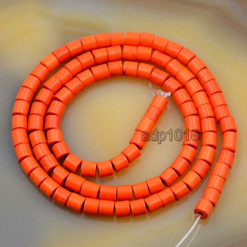 Cuentas espaciadoras sueltas Howlite turquesa Heishi de 4x4 mm 16" elige el color - Imagen 4 de 16
