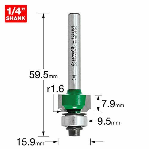 Guida all'Uso: Fresa Trend C074AX1/4TC R1.6mm per Rifiniture
