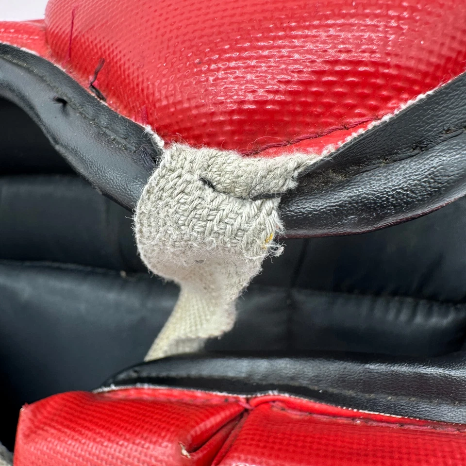 (Used) Vintage Ringside Products Boxing Chest Protective Shield Guards Red - Image 4 of 4