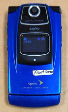 Sanyo Katana SCP-6600 - Blue Sprint Very Rare Cellular Flip Phone - READ