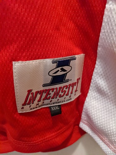 Intensity Men's 3XL Red Sleeveless Basketball Jersey Style Long Shirt NWT - Picture 4 of 7
