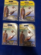 Lot OF 4 Gary Yamamoto Spinnerbait 3/8 OZ  CHARTREUSE FISHSCALE
